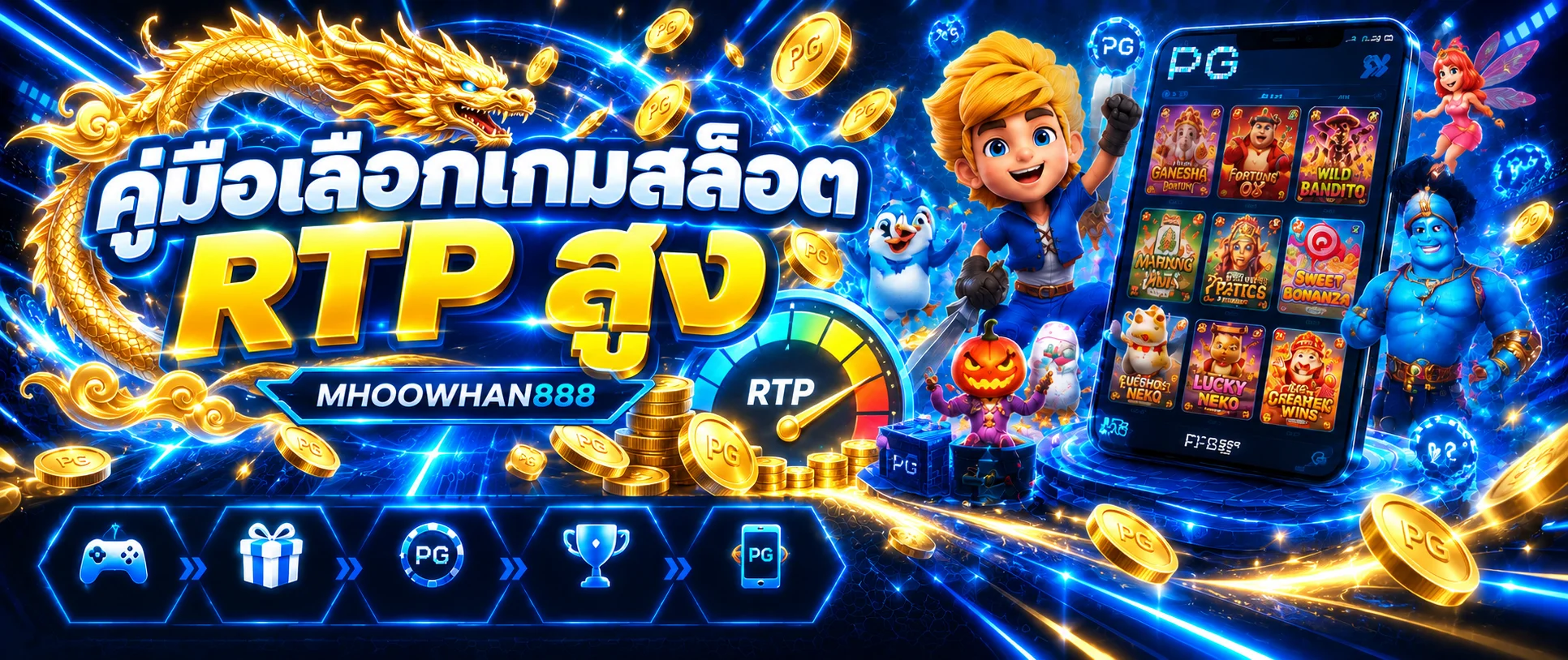 MHOOWHAN888 วิธีเลือกเกมสล็อต RTP สูง